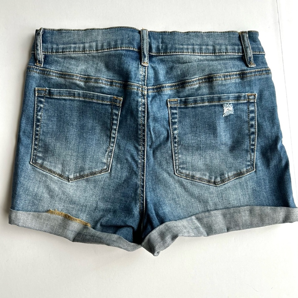 🍒(A221) Women’s Pac Sun Jean Shorts The Shortie. Size: 28 - Picture 2 of 12